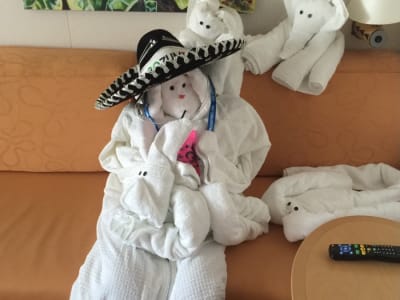 Which cruise line has the best towel animals? 