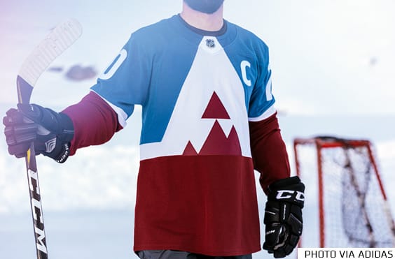 colorado avalanche throwback jersey