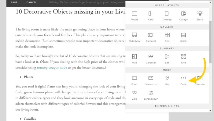 Survey Information Page Allowing Asdela - 5 paste the embed code from opinion stage insert the code you previously copied