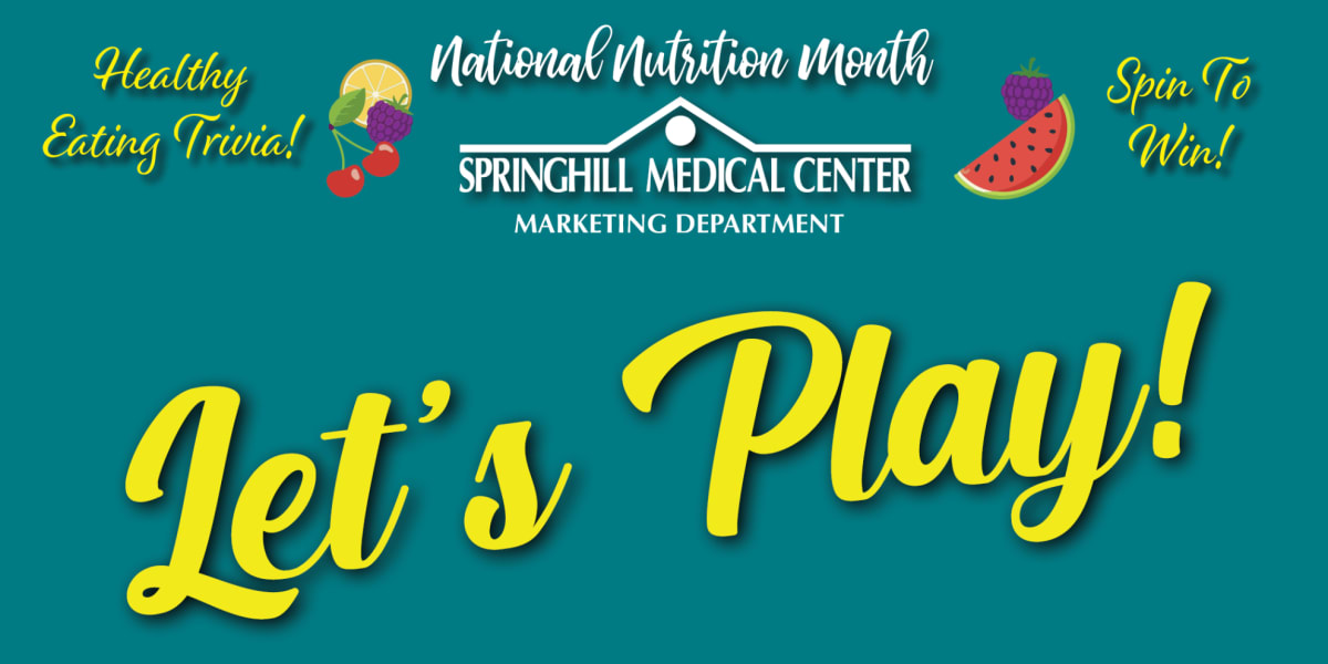 Nutrition Trivia Quiz 3 Springhill Medical Center