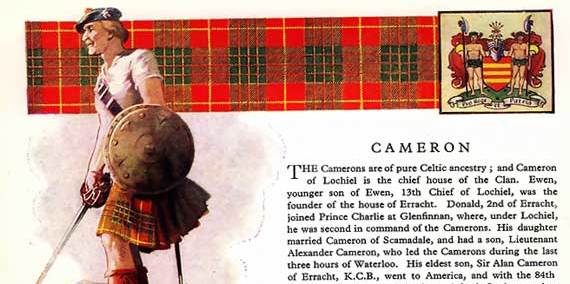 cameron clan kilt