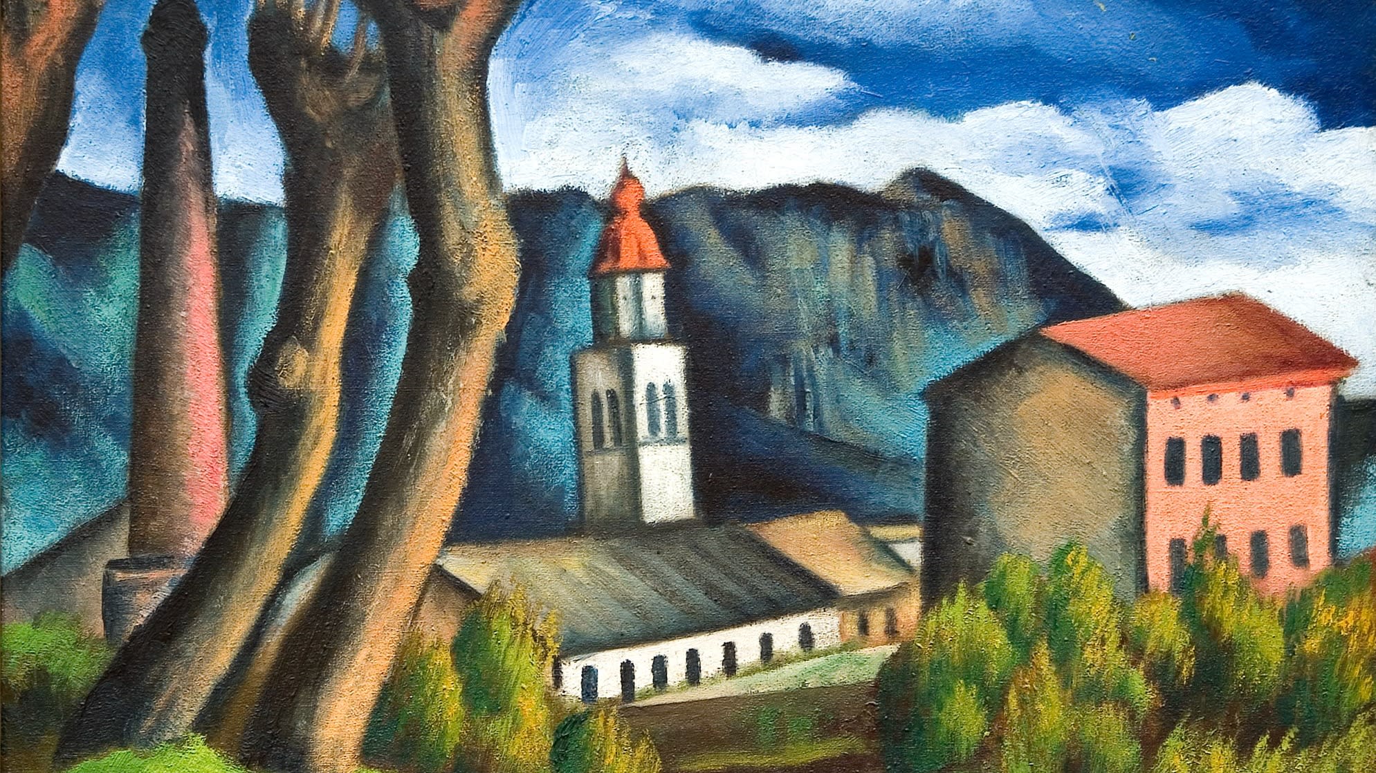 Veno Pilon, Ajdovščina, 1925, olje, platno