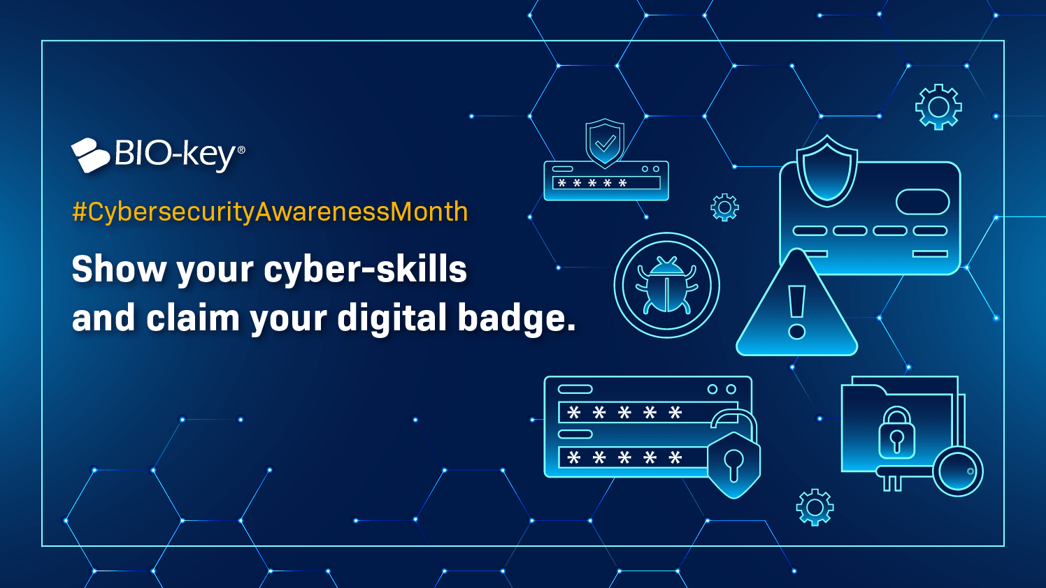 Show your cyber-skills & claim your digital badge #CybersecurityAwarenessMonth 