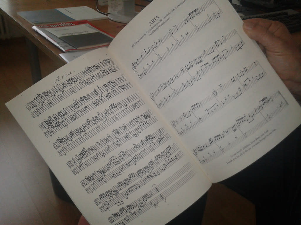 Test print of Open Goldberg Variations edition