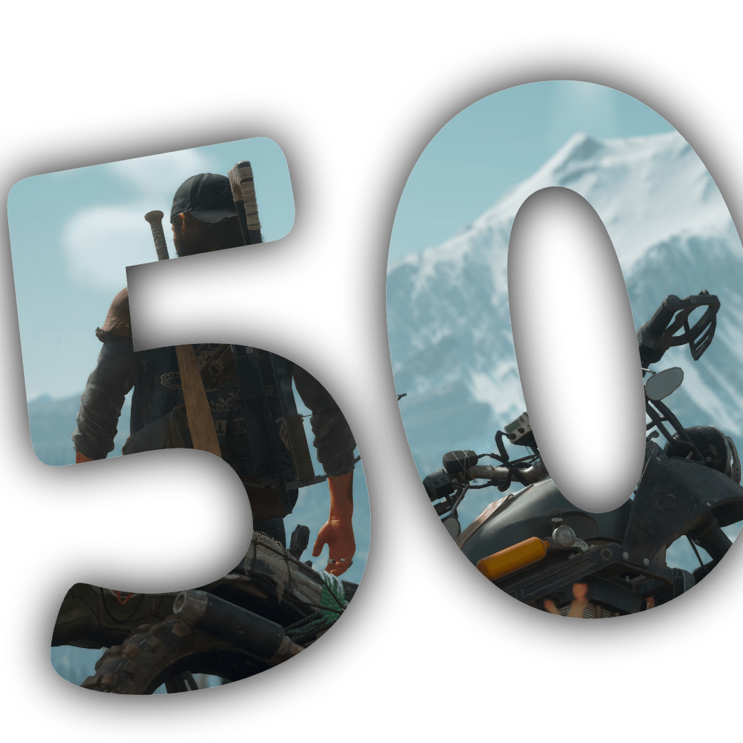 Days Gone 50% Index FanContent