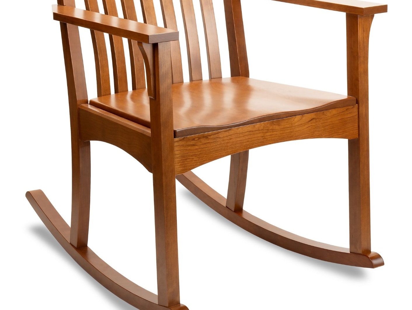 Rocking-Chair---Cherry-Finish-Angle-Rev