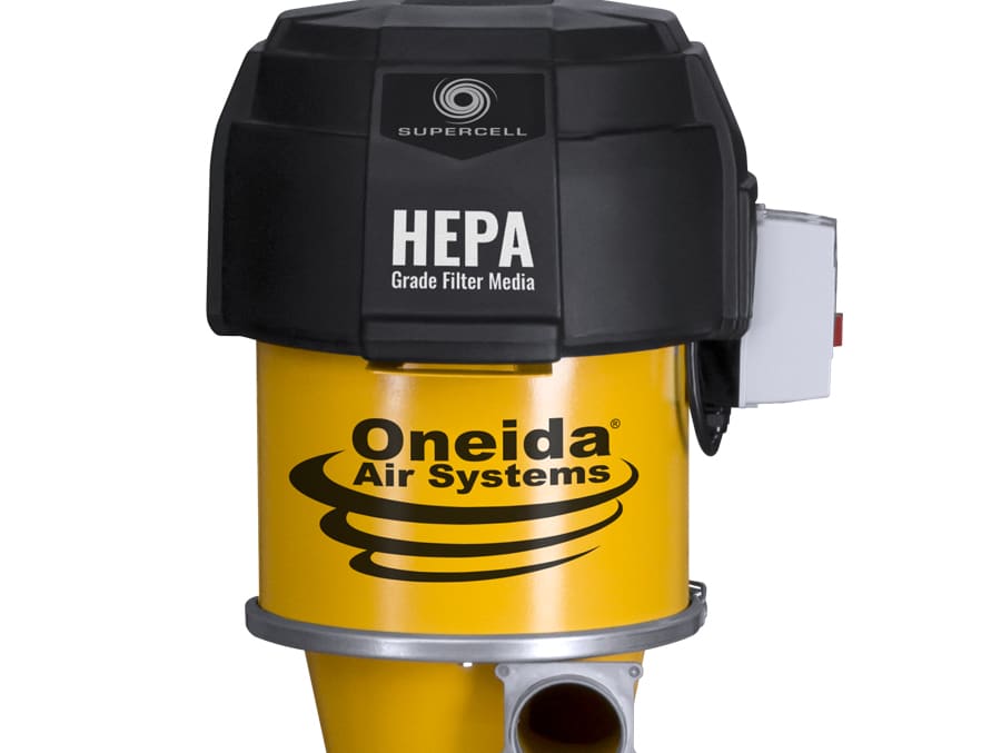 Oneida Air Systems - Supercell Dust Collector Wall Mount 14 Gallon