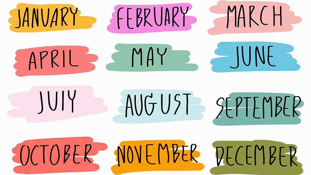 Months-Of-The-Year-12-Months-Name-In-English