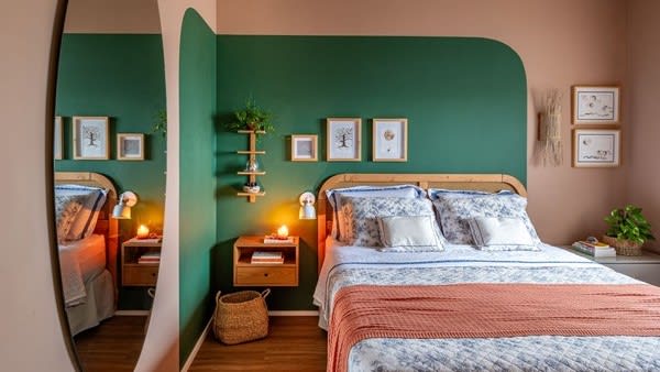 quarto-casal-pintura-na-cabeceira-espelho-volar