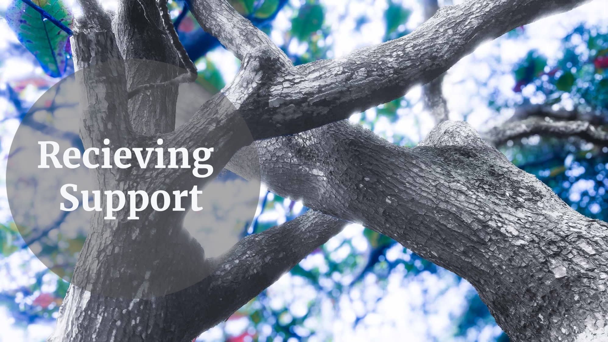 recieving support