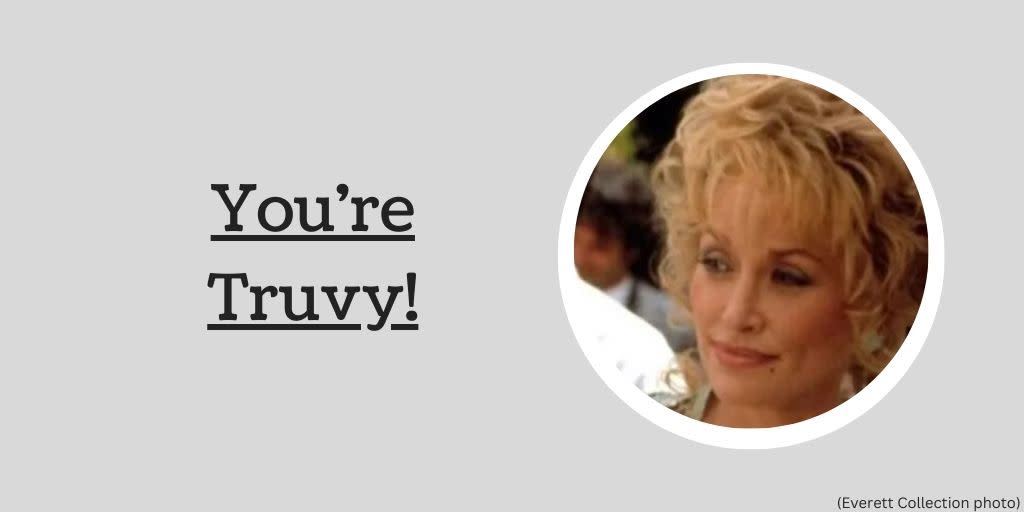 A photo of Dolly Parton as Truvy in the movie Steel Magnolias.