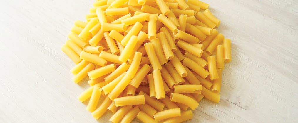 tubular pasta