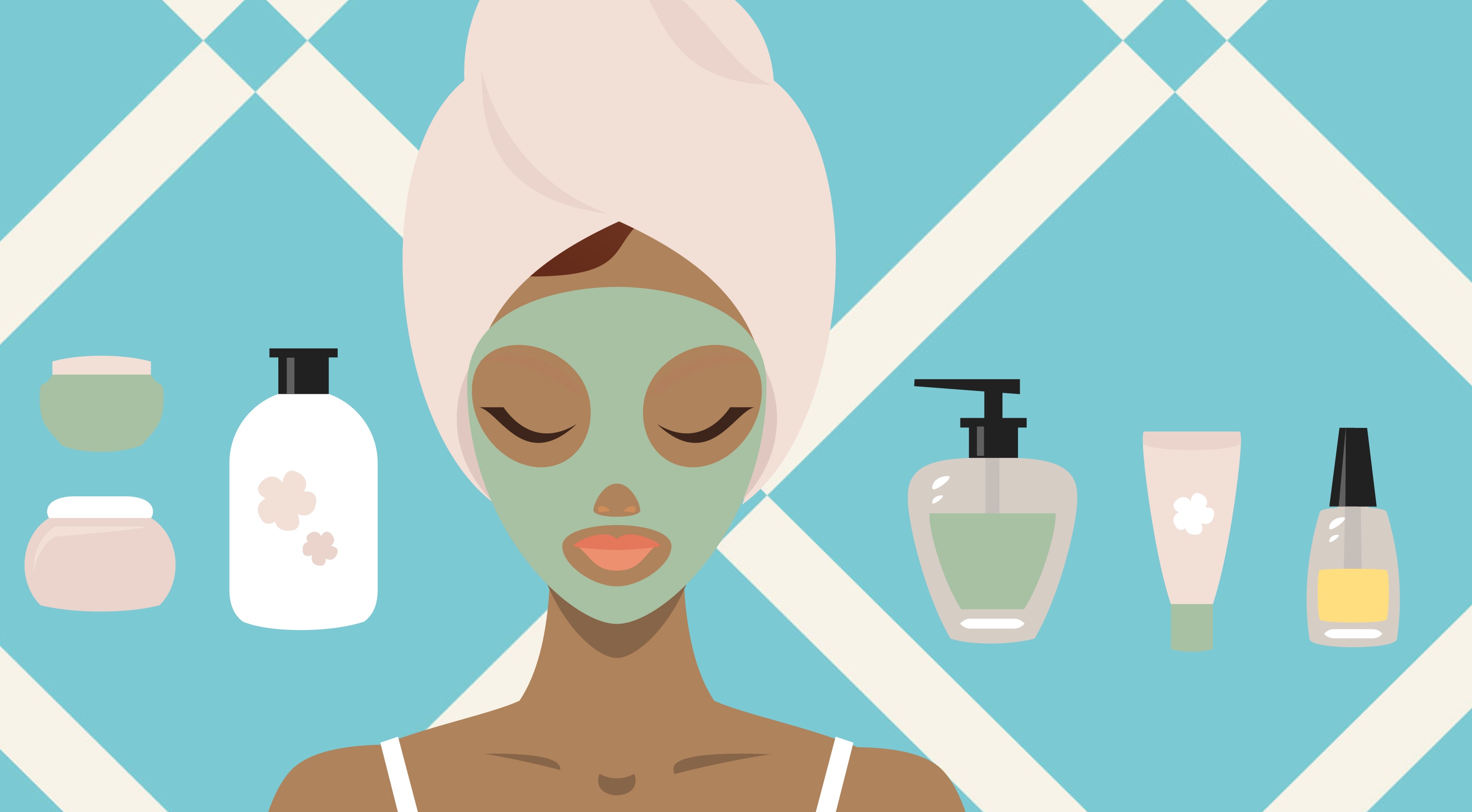 Avatar of a Black woman with a skincare face mask