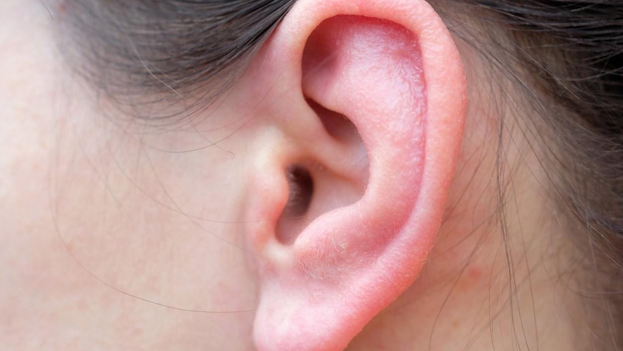 Close-up-of-dry-ear