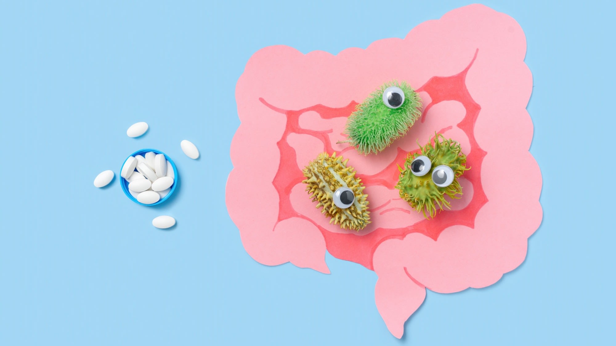 cartoon-intestines-with-bacteria-and-medicine-pill-2025-01-10-03-17-45-utc