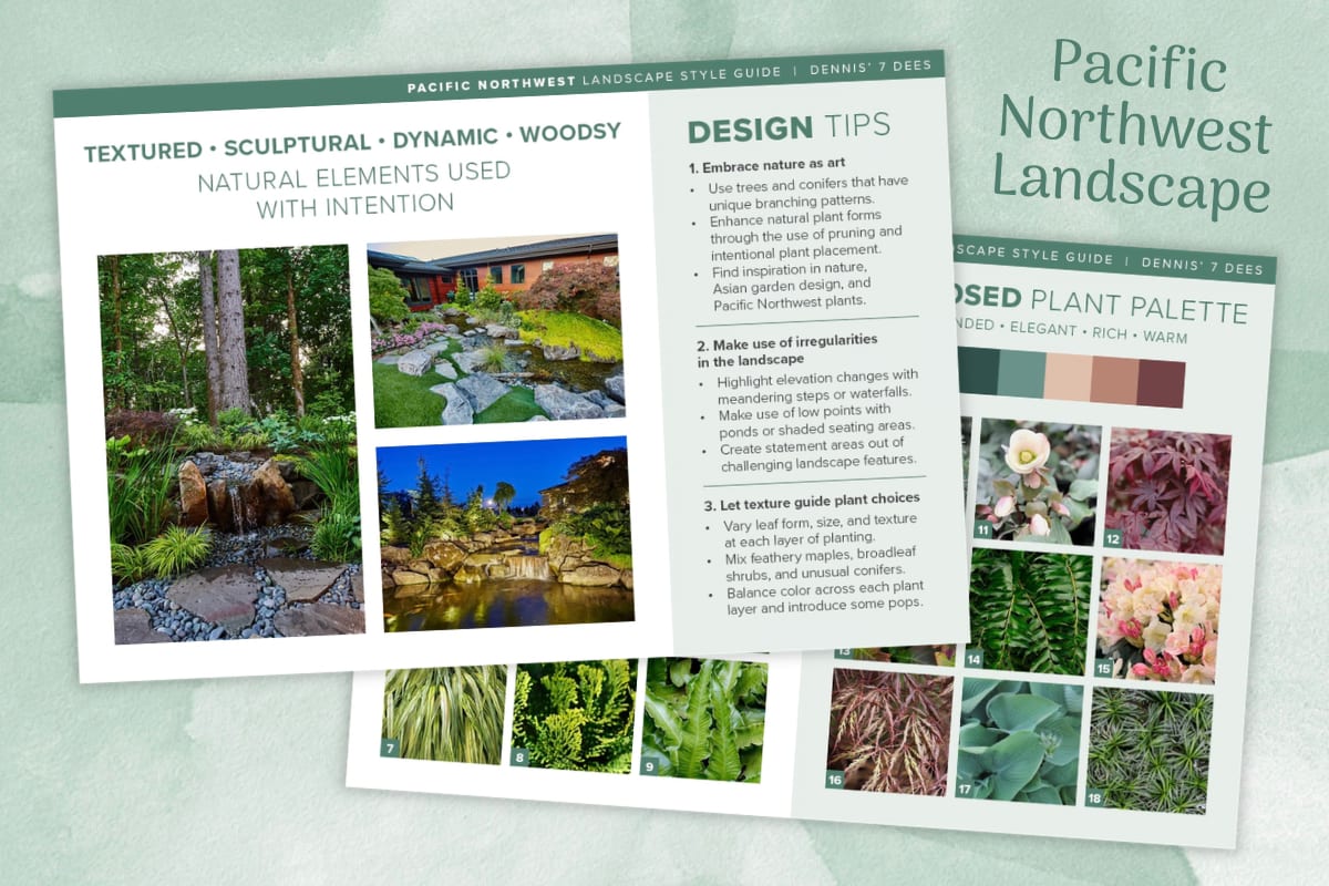 D7D Landscape Design Guide Preview - Pacific Northwest