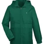 green jacket