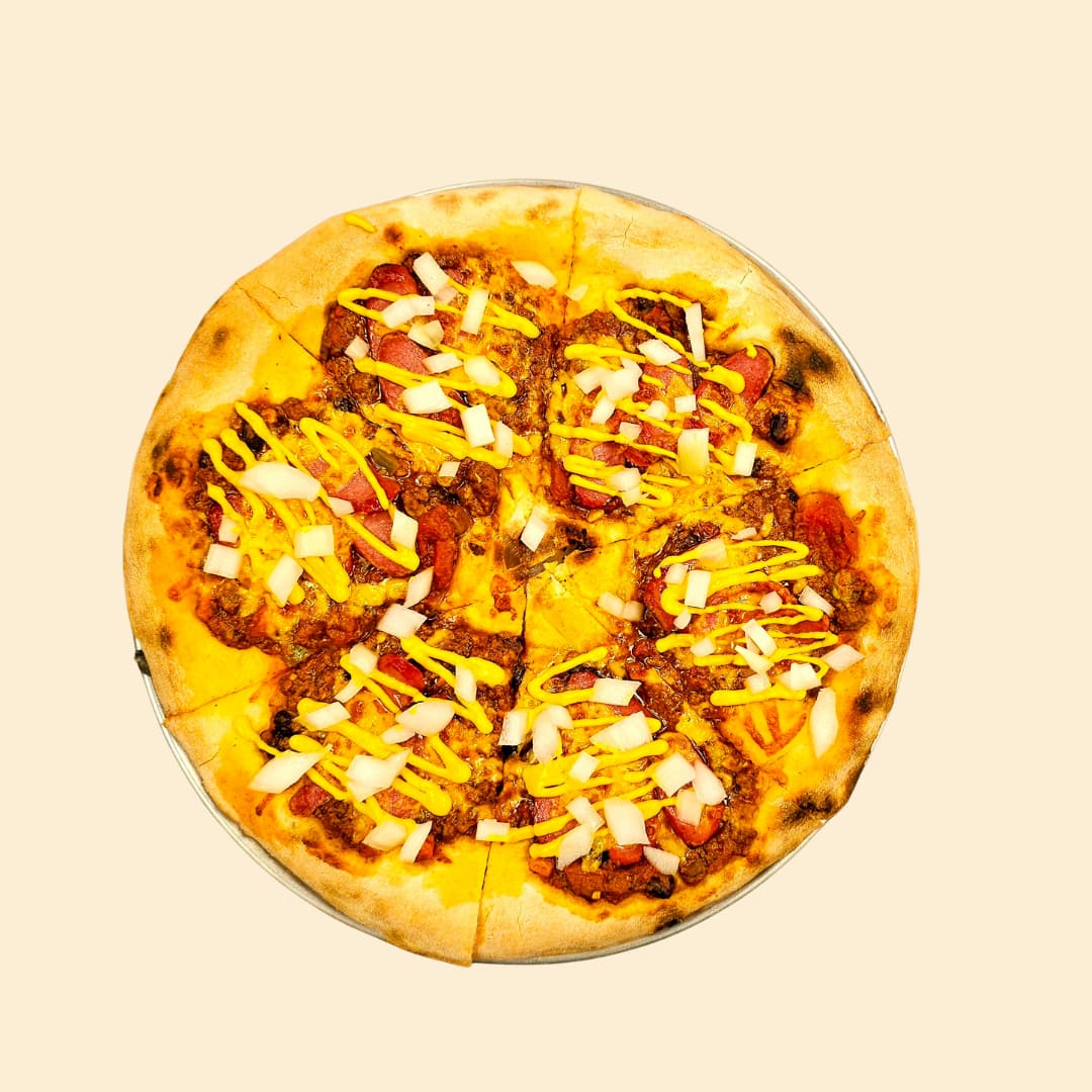 Red and Yellow Creative Illustration National Pizza Day Celebration Instagram Post