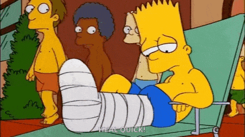 broken-leg-bart-simpson