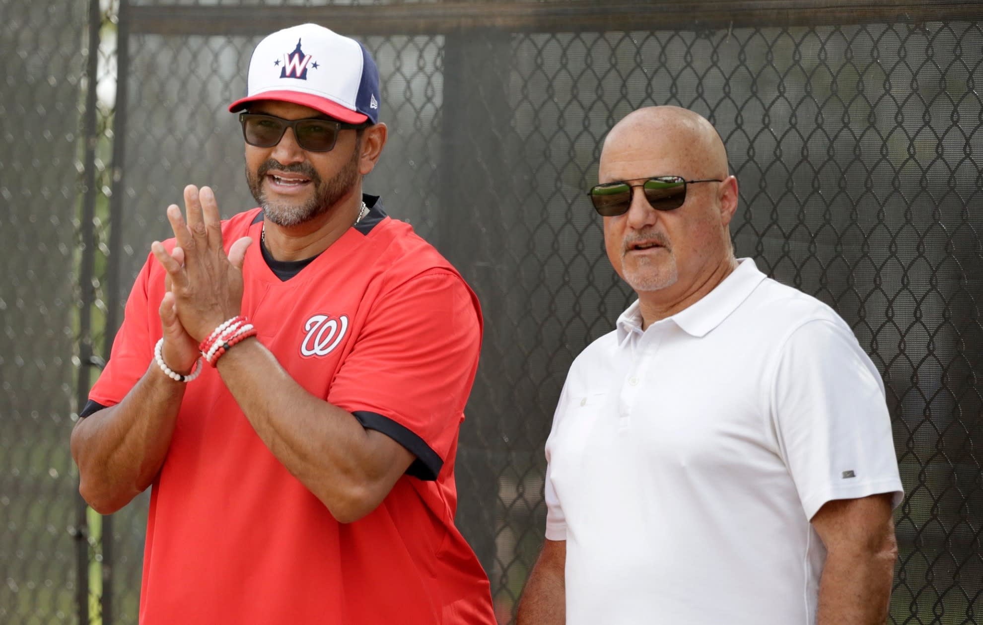 Davey Martinez and Mike Rizzo