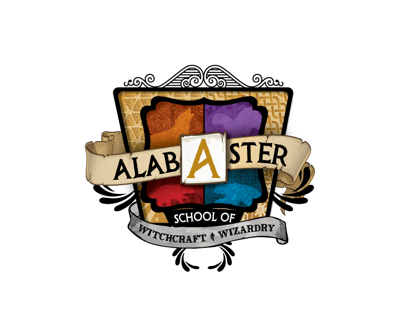 These are the four houses of Alabaster, which is the American equivalent to Hogwarts. 