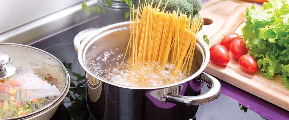 cooking pasta