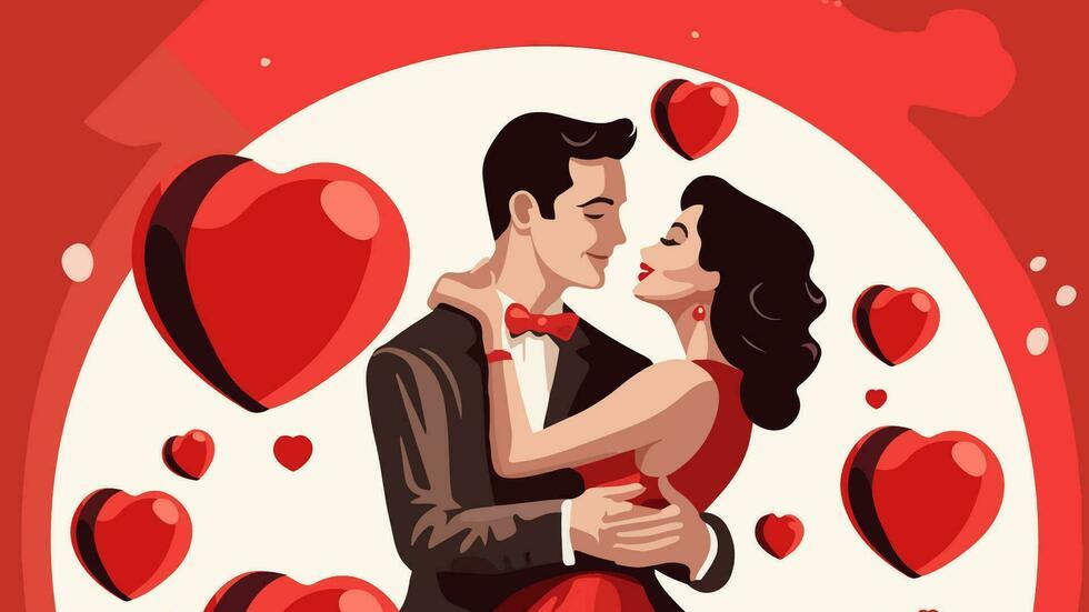 valentines-day-greeting-card-cute-poster-illustration-of-a-couple-in-love-flyer-invitation-poster-brochure-banner-vector