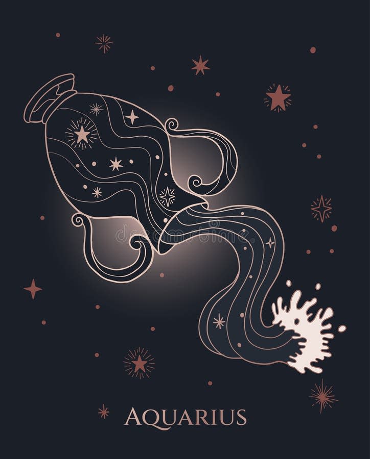 amphora-com-signo-aqu%C3%A1rio-zodiaco-aqu%C3%A1tico-ilustra%C3%A7%C3%A3o-dourada-de-anfoora-%C3%A1gua-sobre-fundo-preto-241642996