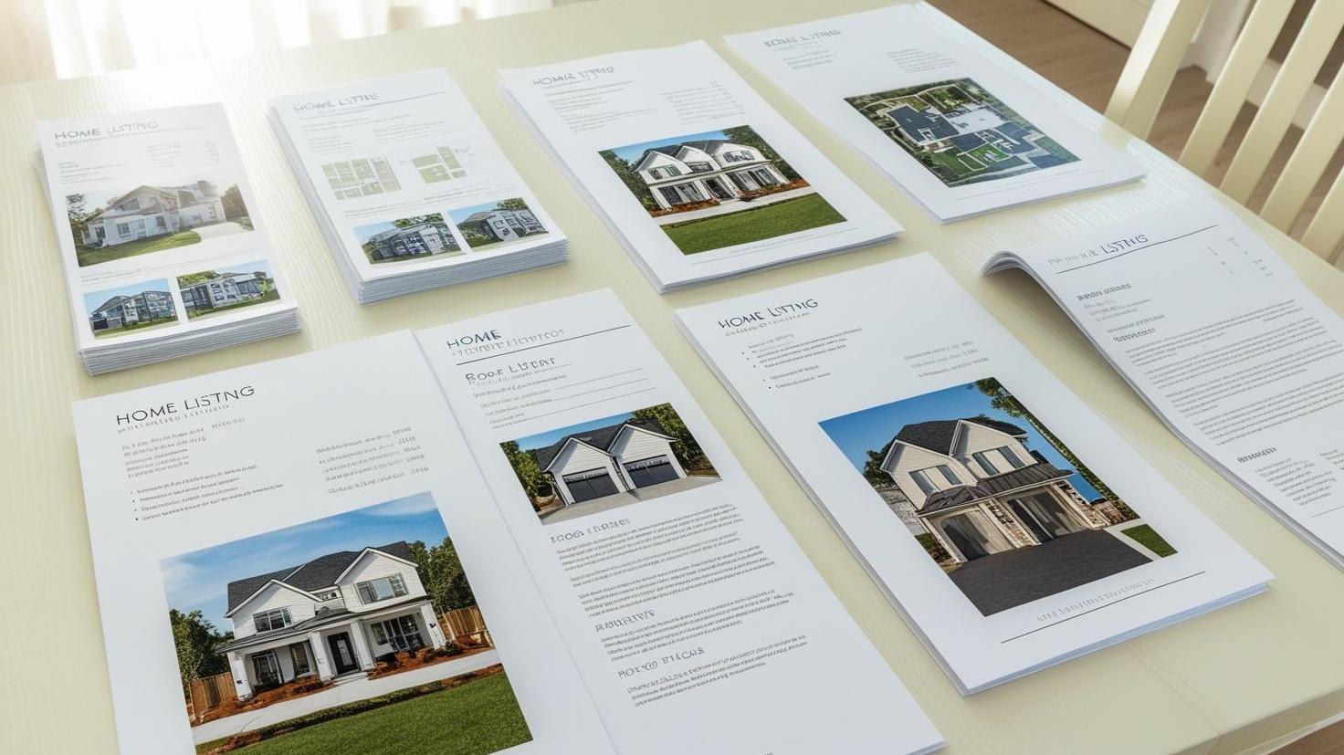 picture of a listing documentsof a home
