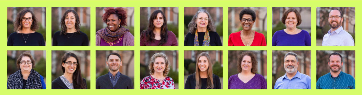 Mosaic picture of Research and Instruction subject Librarians.