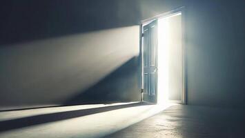 light-breaking-through-an-open-door-in-a-dark-room-video