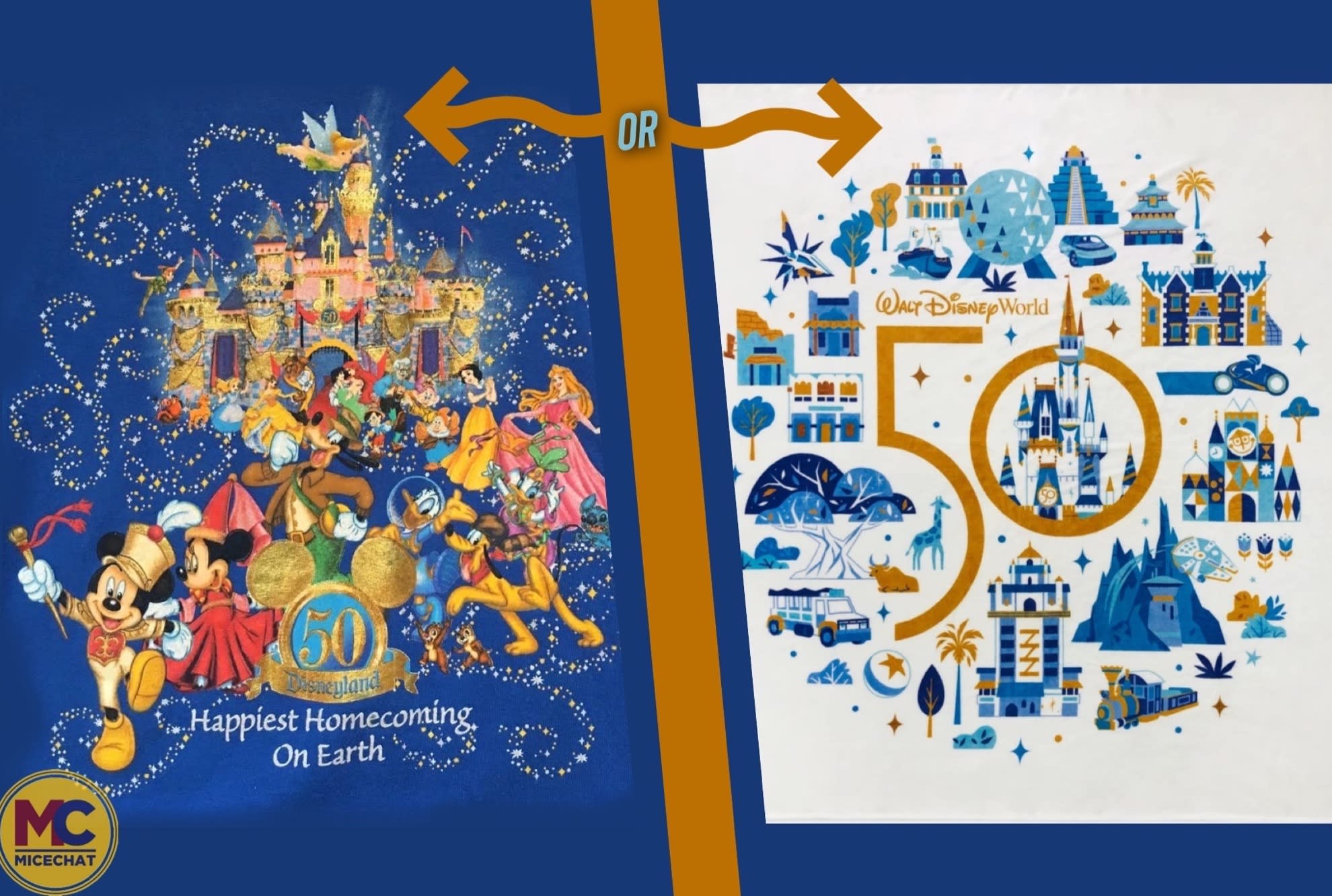 Who Did the Best 50th Anniversary? Disneyland Vs. Walt Disney World
