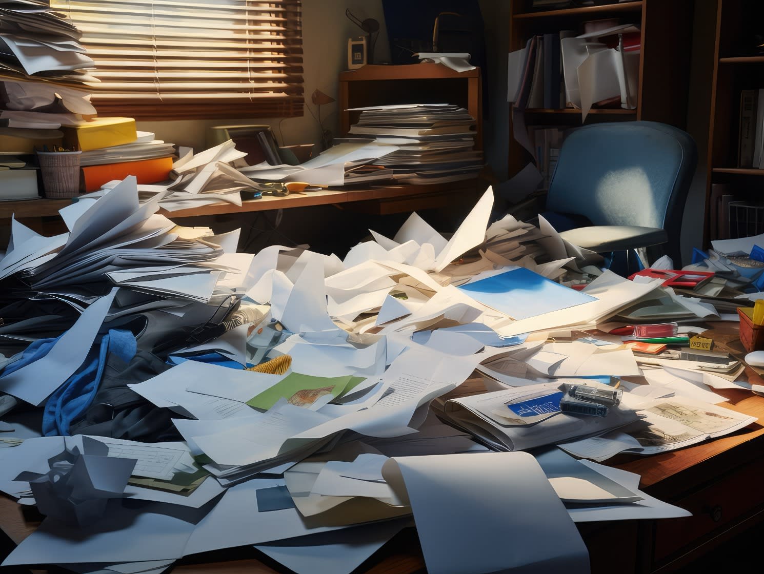 vecteezy_disorganizati-sheets-on-desk_56061187