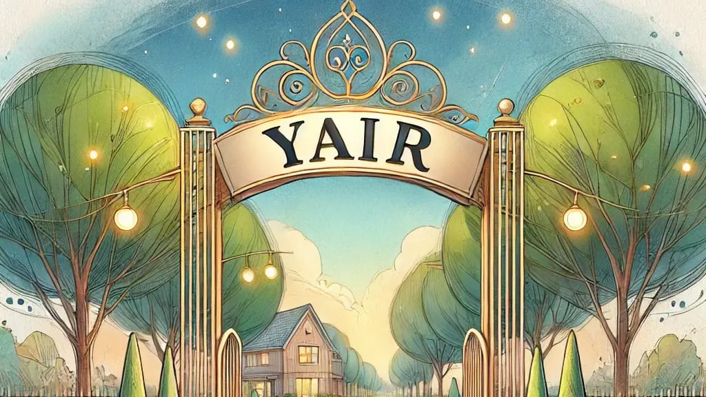 DALL·E 2024-11-14 13.02.43 - An illustrated image of the entrance to a community named _Yair