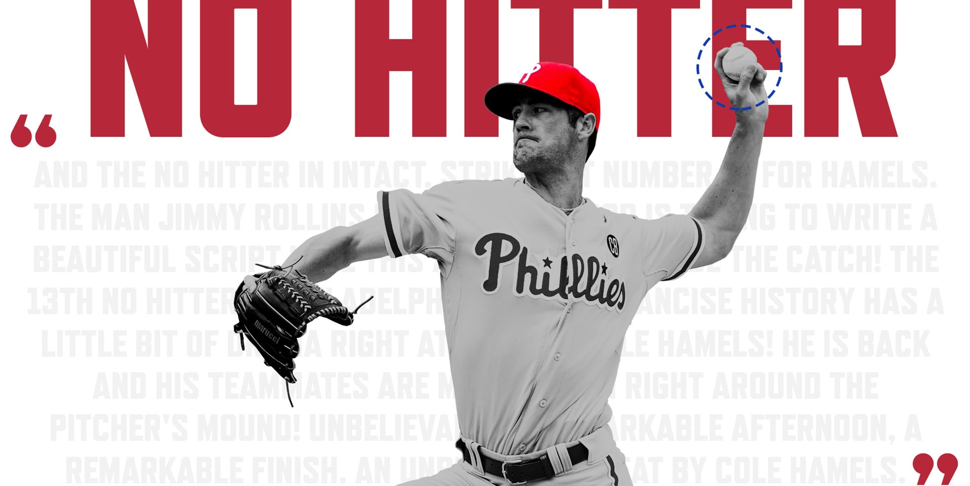 Phillies' Cole Hamels no-hits Cubs