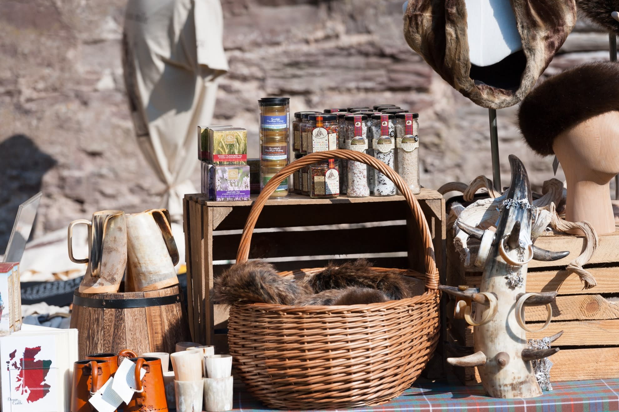 A table-top shop display 