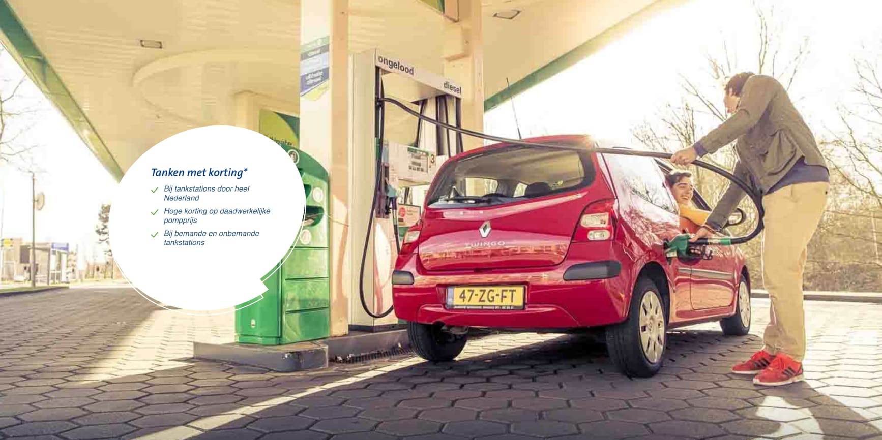 Tanken met ANWB ledenvoordeel