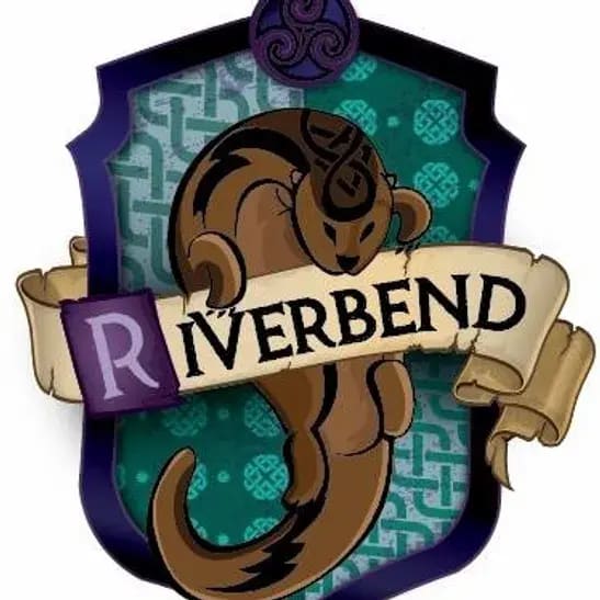 This is the Riverbend House Emblem, which is the equivalent of Hufflepuff, the House of Lavender Brown, Cedric Diggory, Pomona Sprout, and Newt Scamander.