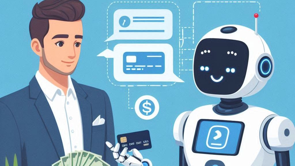 AI cashier credit card cash