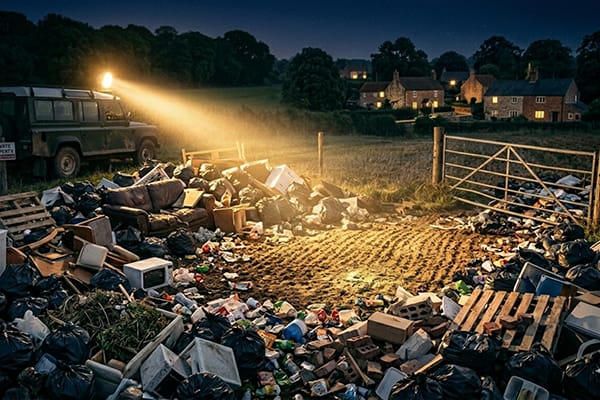 Large-amounts-of-household-waste-are-dumped