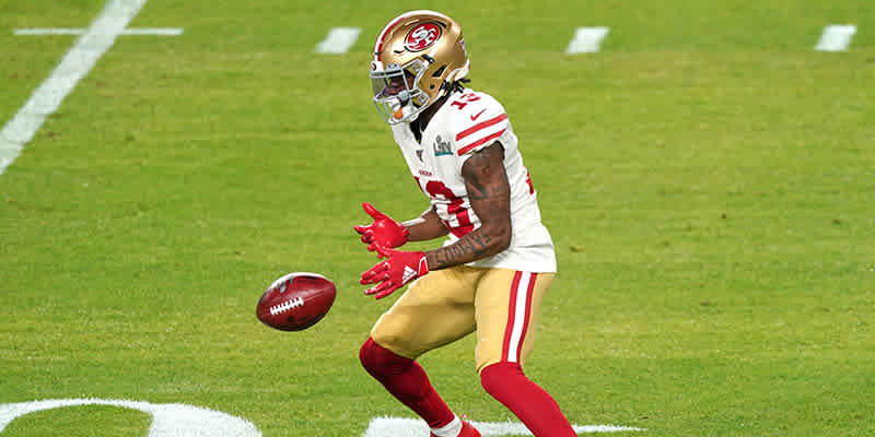 NFL player drops the ball