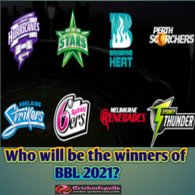 Who Will Be The Winners Of Bbl 2021 Bbl 2021 Crickinfopolls The sydney sixers successfully defended the here is a list of big bash league records. bbl 2021 bbl 2021 crickinfopolls