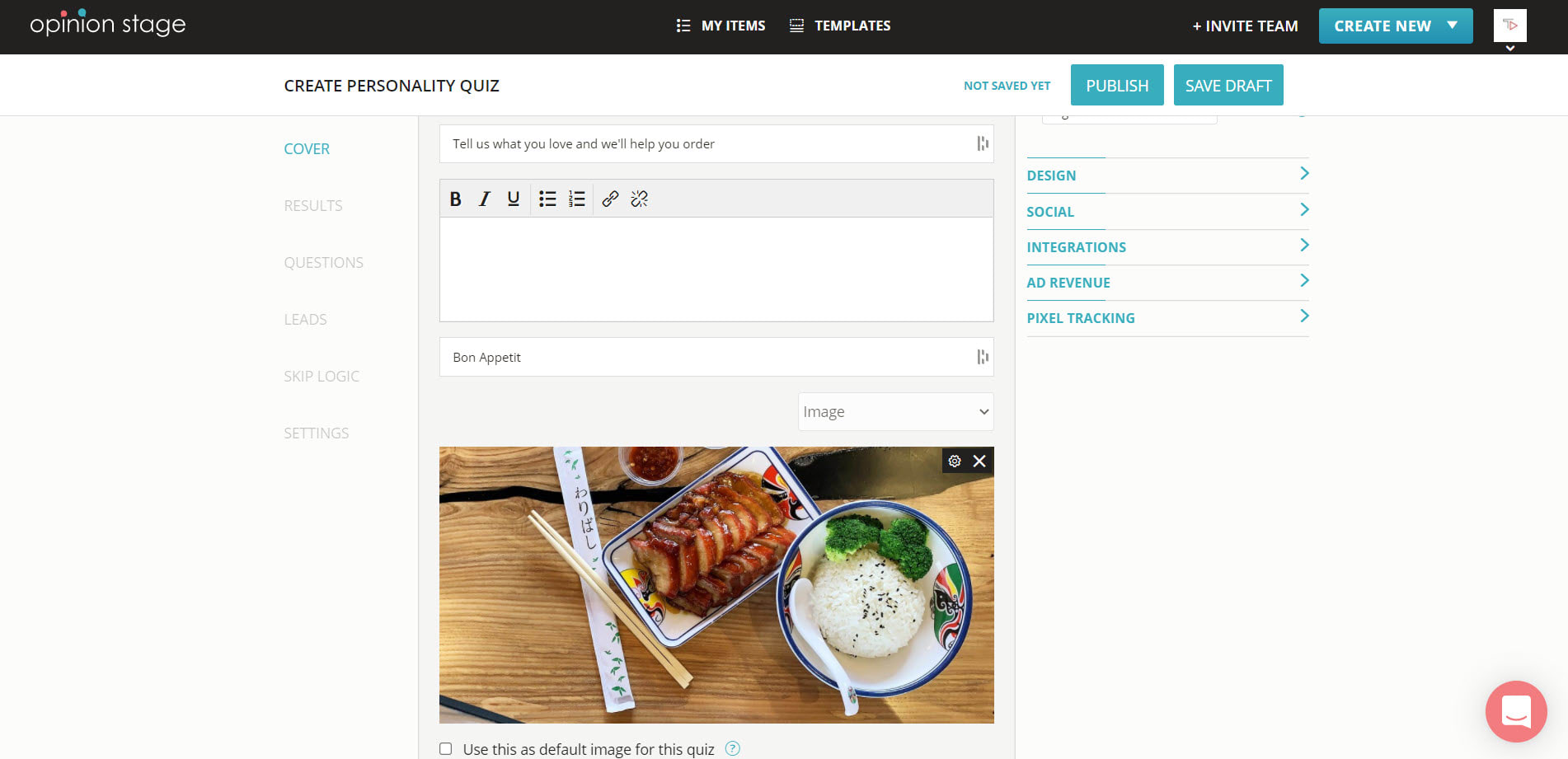 Wix Quiz Add a Free Quiz to Your Site Opinion Stage
