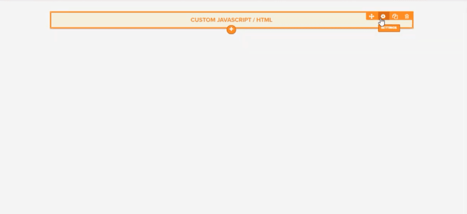click on settings