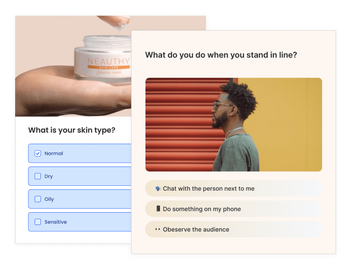 Engaging quiz, poll, form & survey examples