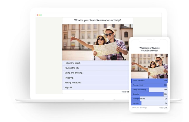 beispiel für Blogger-Umfragen